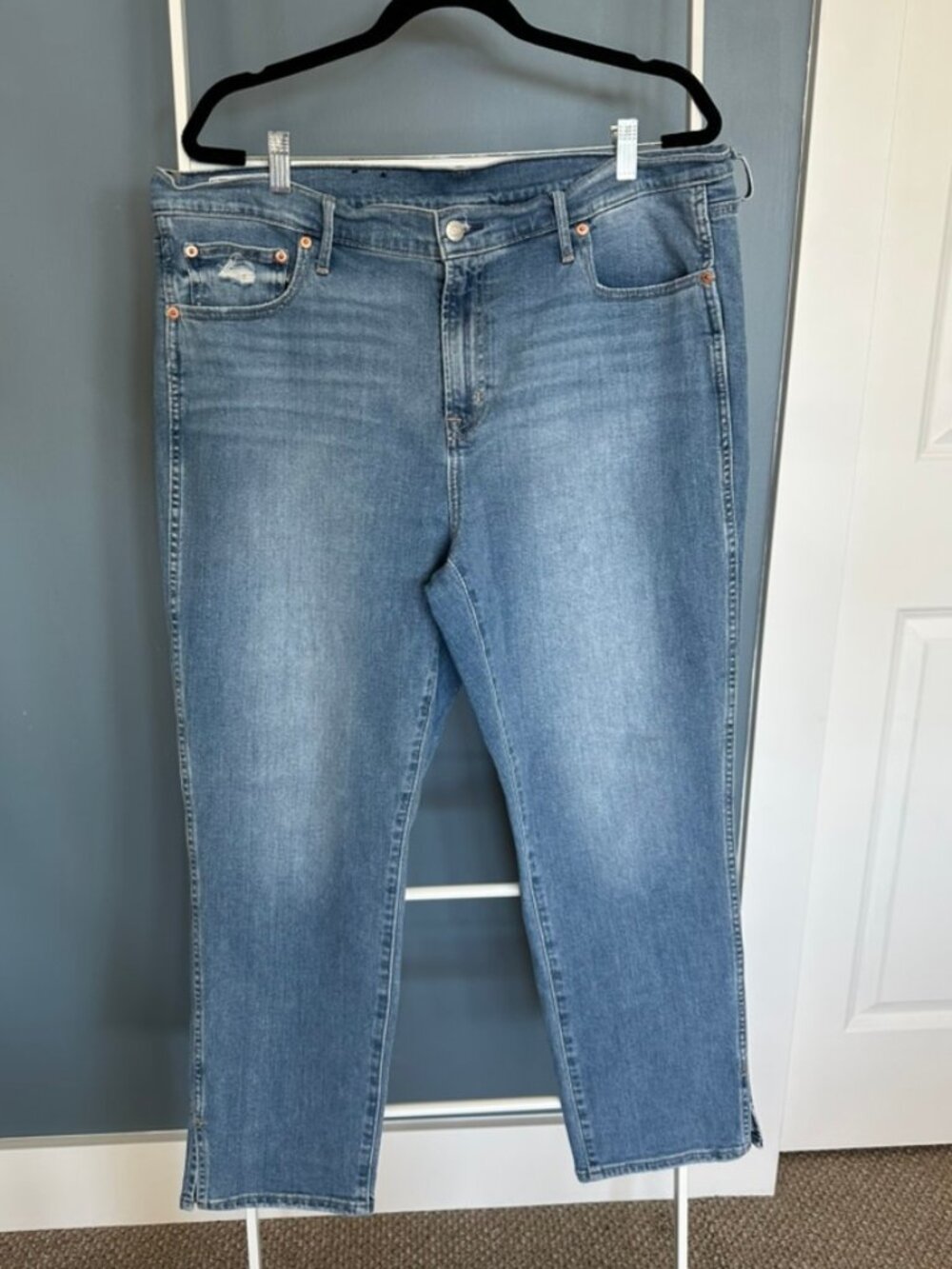 Gap Mid Rise Vintage Slim Jeans Medium Wash Sz 20